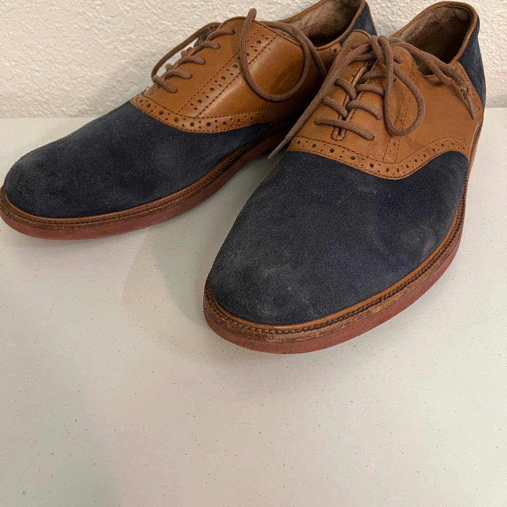 Polo Ralph Lauren Brown and Blue Oxfords